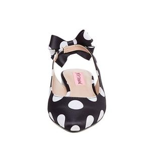 Betsey Johnson Polka Dot Flats